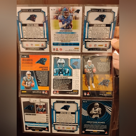 Jonathan Mingo Rookie Card Collection - Picture 3 of 16
